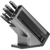 Knife Block - NINJA FOODI - StaySharp K32006EU - With Sharpener - Knife Set - 6 Sharpened Pieces - Black