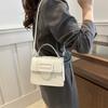 2025 Summer New Fashion Casual Foreign Style Women Simple Fashion Casual Portable Shoulder Crossbody Small Square Bag