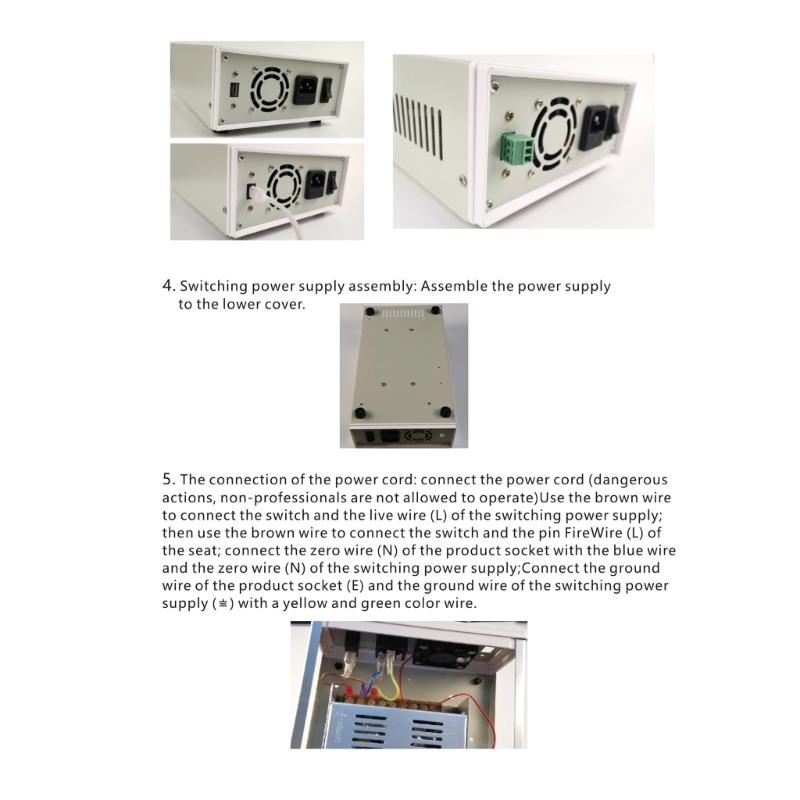 1 комплект свободной части корпуса H08 для WZ6008, регулировка источника питания (Свободная часть не включает самостоятельную сборку источника питания)