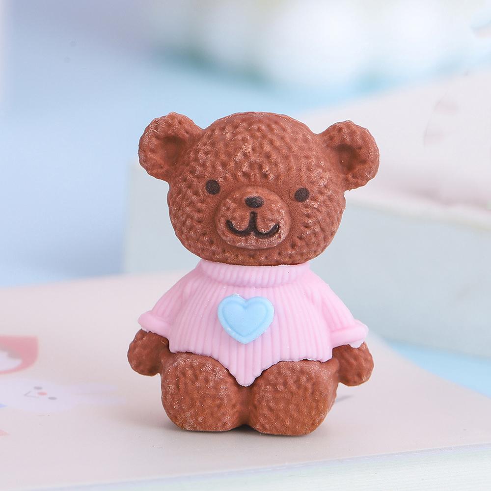 1 шт. мультяшный милый кавайный конфетный цветной резиновый ластик новинка канцелярские принадлежности для офиса и школы