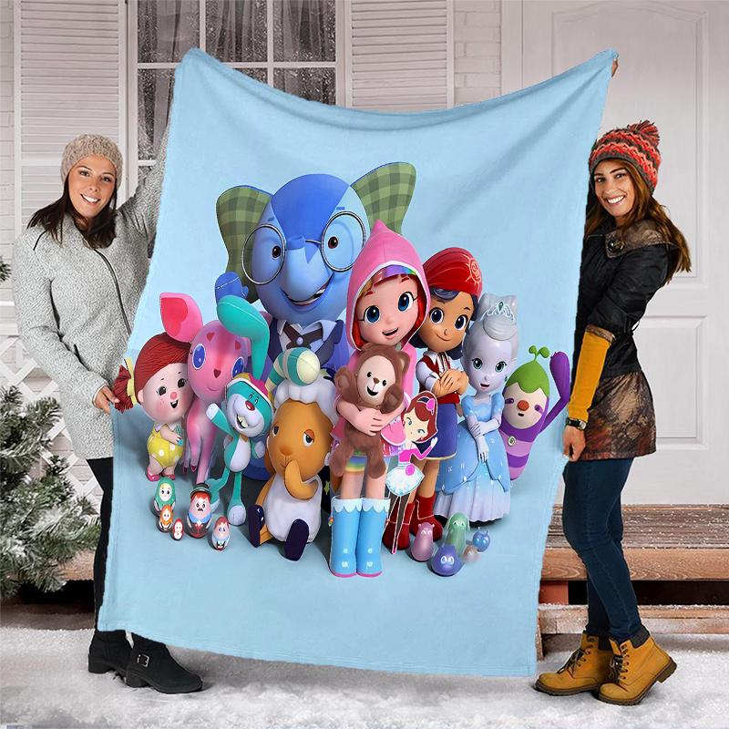 Rainbow Ruby printed throw blanket—soft,warm;versatile blanket for all seasons—perfect as &air-conditioning throw,nap blanket
