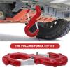 S-Shape Quick Rescue Shackle Trailer Winch Hook Car JK Offroad Towing Recovery Kits 4X4 Auto Winch Trailer Shackle-M53K
