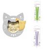 Cat Embossed Biscuit Kit + 2 Light Green and Lilac Chocolate Pens