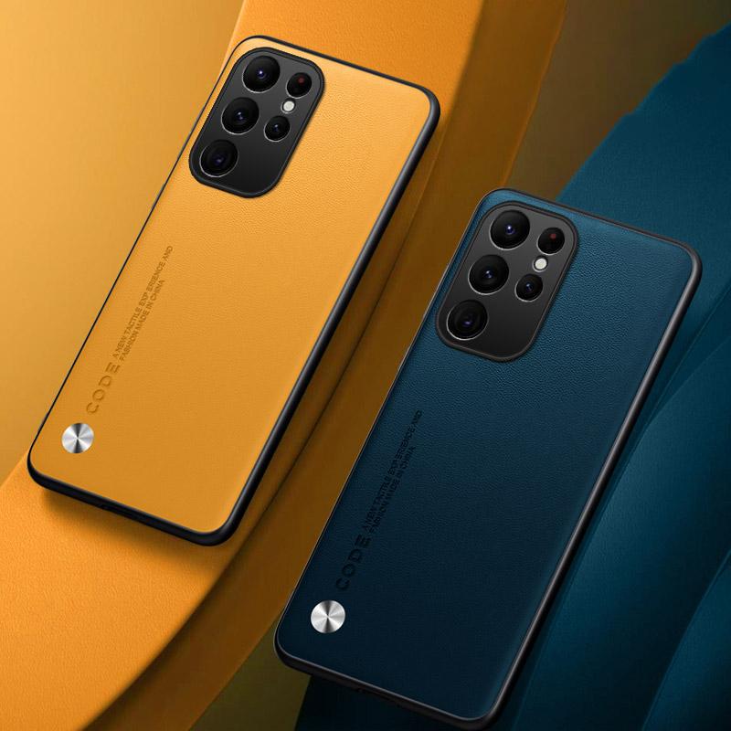 Роскошный чехол из искусственной кожи для Samsung Galaxy S25 Ultra, задняя крышка, матовый силиконовый защитный чехол для телефона для Samsung S25 Ultra 5G
