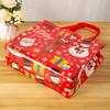 30PCS Santa Elk Snowflake Tote Bag Christmas Gift Bags Thickened Non-woven Printed Waterproof Bags Christmas Decoration Gifts