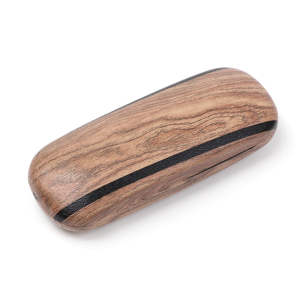 Модный портативный протектор для очков с текстурой дерева, коробка для очков, чехол для очков для чтения, держатель для очков