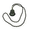 Glass Imitation Jade Guanyin Buddha Necklace Chain Gift
