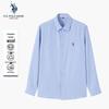 U.S. Polo Assn. Мужская рубашка с длинным рукавом из смесовой шерсти в стиле business casual