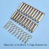 10Pcs/Set 186F Diesel Farming Rotary Tiller Pin 8x40 8x50 Lock Pin Shaft R Card