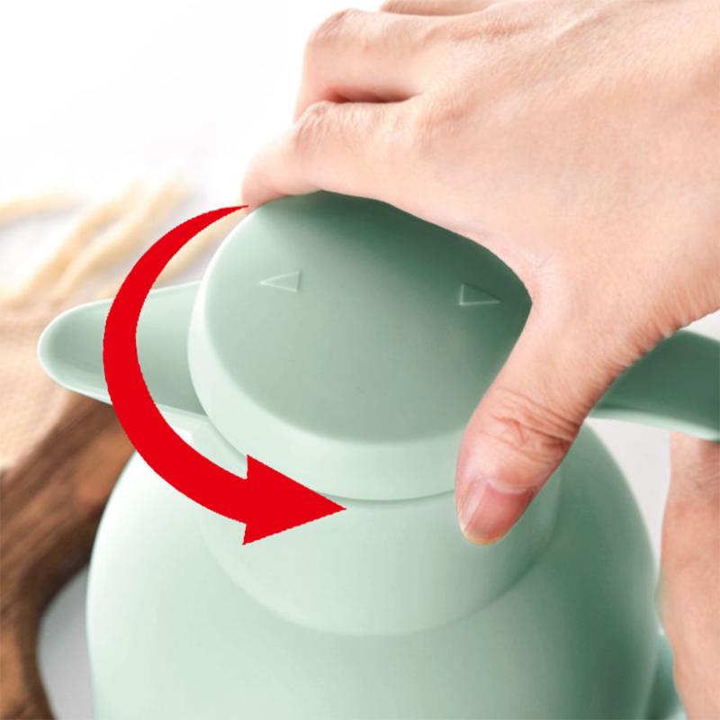 Insulation Pot Home Office Large-capacity Vacuum Thermos Portable Glass Liner Insulation Kettle Water Bottle