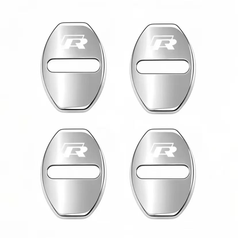 Zinc Alloy Car Door Lock Buckle Cover Protective Covers For VW GTI Polo Golf Passat Tiguan Jetta T-ROC Touareg Taigo CC Hub Cap EC1IY6