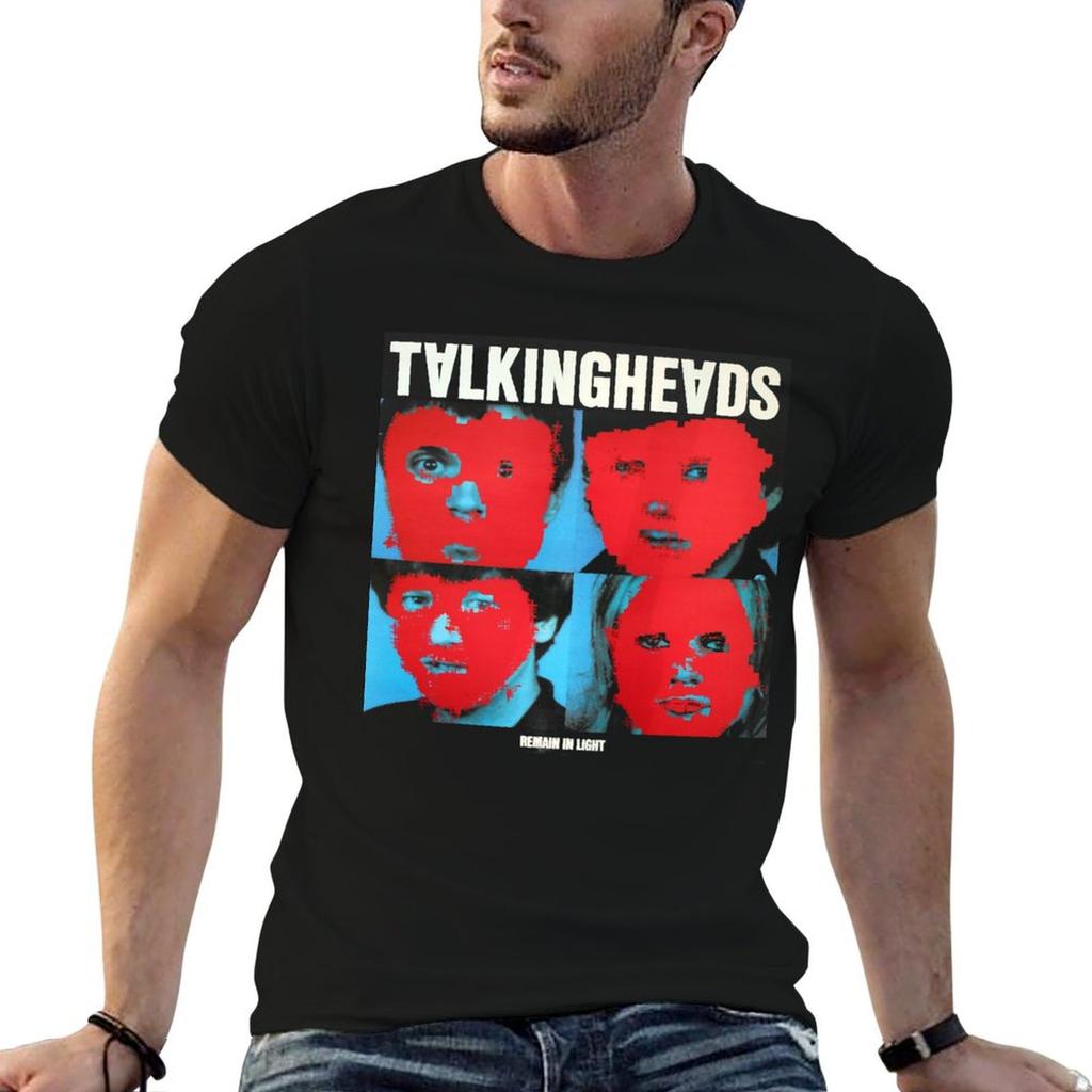 Talking Heads - Remain in Light T-Shirt Large Size Casual Short Sleeve Top