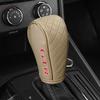 1pc Car Gear Shift Cover PU Leather Shift Lever Cover Gearbox Shifter Knob For Nissan GTR C210 R30 GTS-R R33 R34 GT-R R35 Nismo