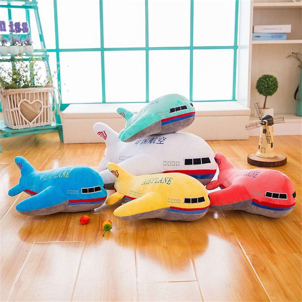 Pillow Pillow Dolls Airplane Plush Toys Stuffed Toys Simulation Airplane Aircraft Stuffed Pillow