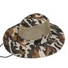 Fashion Outdoor Wide Brim Camouflage Fisherman Bucket Boonie Hat Anti UV Cap