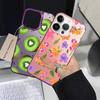 Чехол для iPhone 17 Pro Max 15 Plus Air 13 Pro 14 12 16 11 XR XS Задняя крышка для телефона Фрукты Цветы