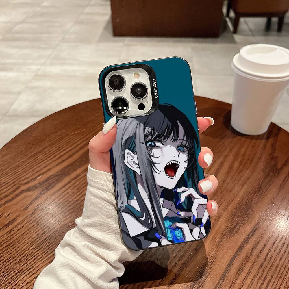 Чехол для телефона с виртуальной певицей Ado, цвет серебристый, для IPhone 17 16 15 14 13 12 11 Pro Max Plus
