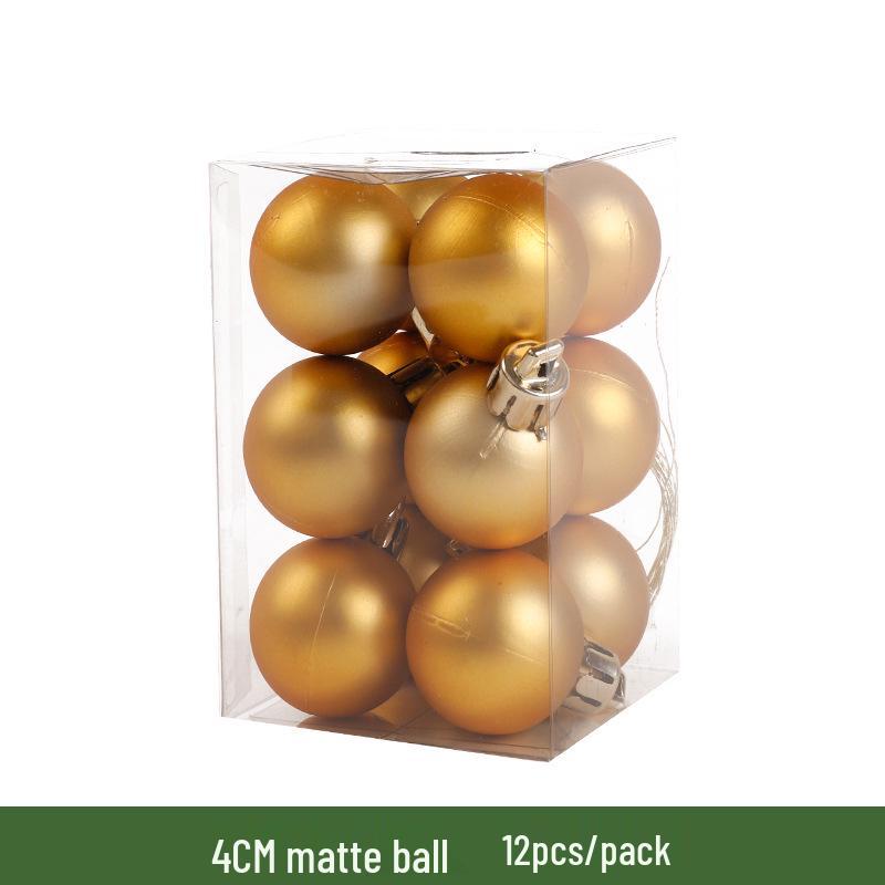 Елочные украшения: 3-10 см Позолоченные пластиковые шары с гальваническим покрытием