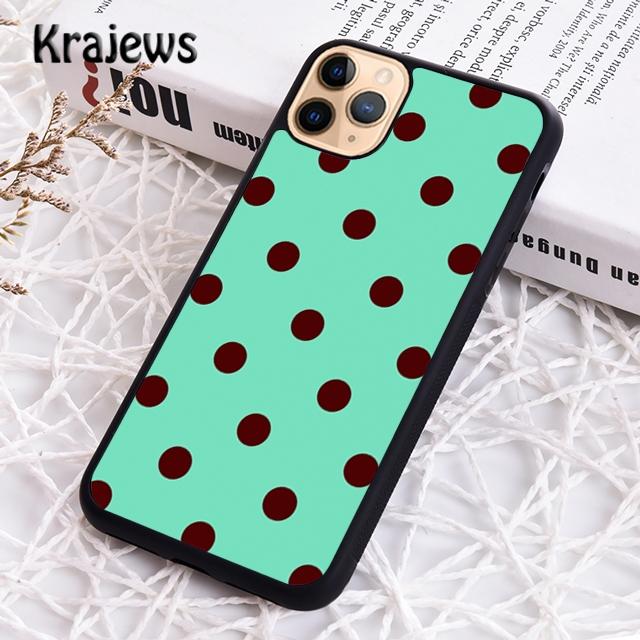 Krajews Чехол-накладка с разноцветным горошком Для iPhone 17 Air 16 15 14 plus 11 12 13 pro max чехол Ракушка Fundas