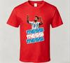 Icon Lionel Messi Miami Mvp Graphic Shirt Retro Multi Portrait Print Skinfriendly Cotton Daily Outfit For Football Lovers