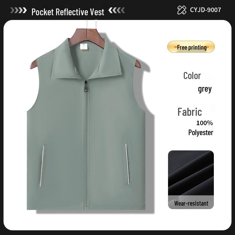 Индивидуальные жилеты волонтеров и гидов с логотипом для супермаркетов и складской деятельности