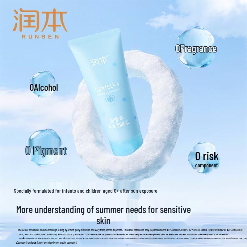 Runben Centella Asiatica Cooling Baby Moisturizer