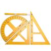 Wooden Triangle Protractor Compass Set: Math Teaching Aids for Primary School