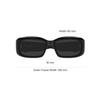 Saint Laurent Logo Rectangular Sunglasses Unisex sunglasses Black SL809001