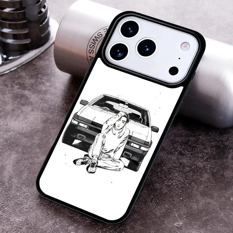 INITIAL D Super Car AE86 Чехол для телефона iPhone 17 16 15 Pro Max Air 14 13 12 11 Plus Ударопрочный чехол