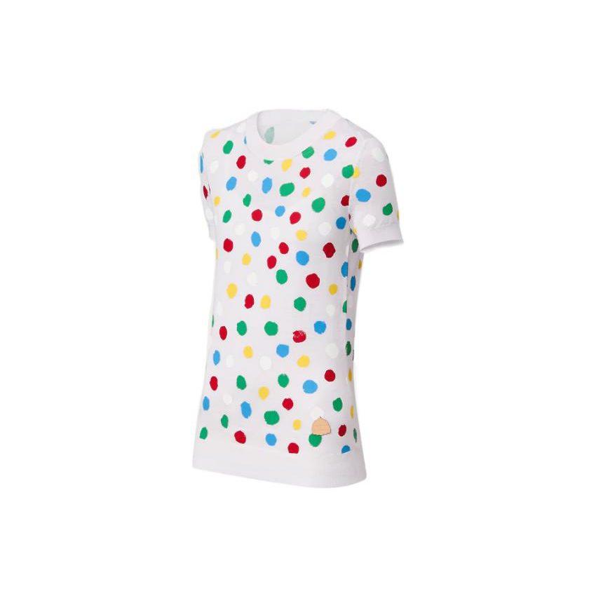 Louis Vuitton X Yayoi Kusama Весна/Лето 23 Кашемировый свитер Женский Белый 1AB886