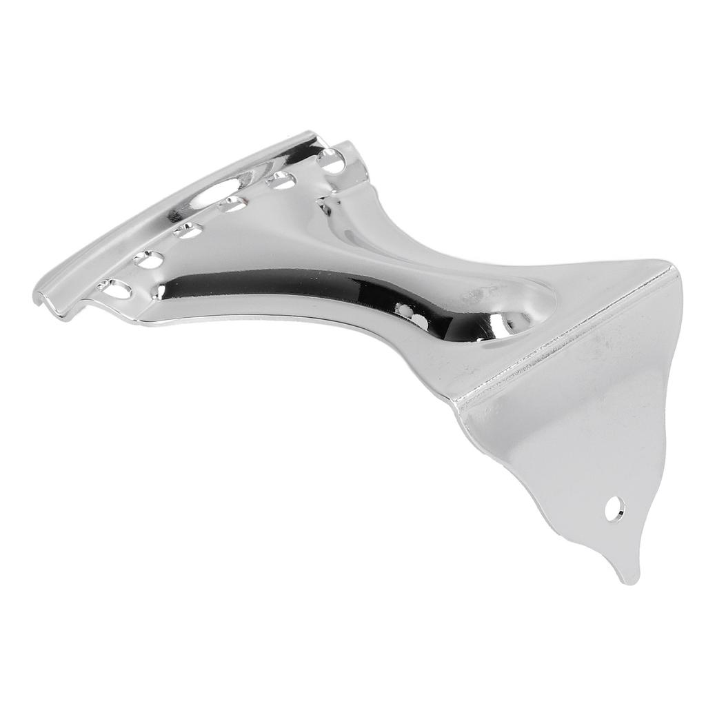 Guitar Tailpiece Metal Material Silver Color 6 String Bridge Accessories with Mounting Screw