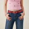 Millennial-Style Polka Dot Belt Dopamine Skirts Waistband Retro Thin Belt  Jeans Accessories