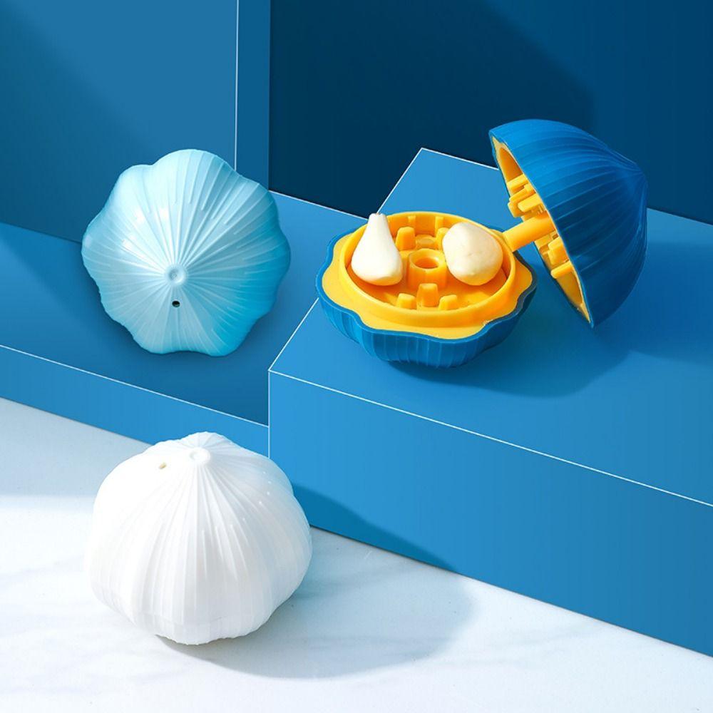 Многоцветная чеснокодавилка-терка Пластиковая форма чеснока Измельчитель перца чили, имбиря Съемная вращающаяся терка Ручная чеснокодавилка Кухонная