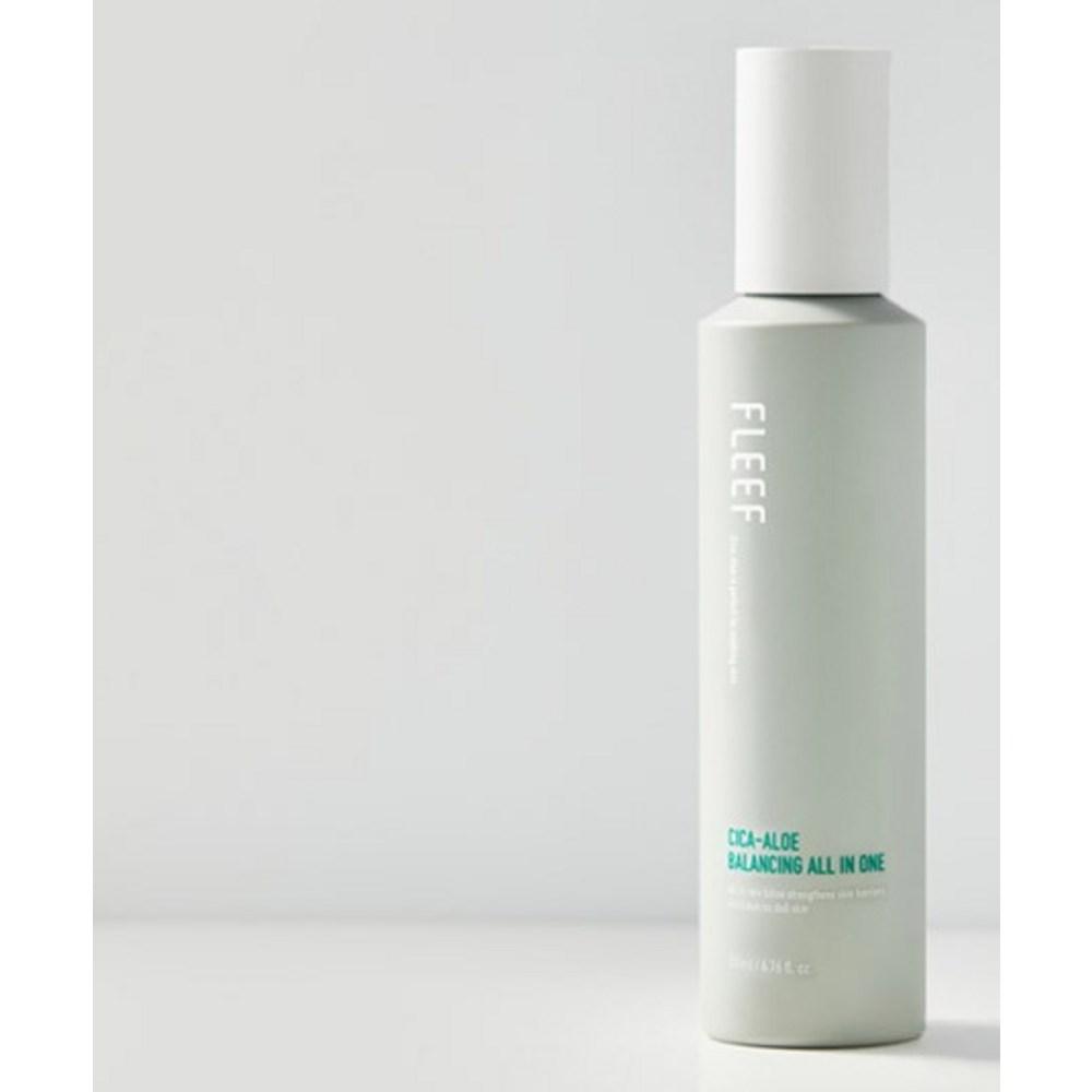 FLEEF Cica Aloe Skin Care Balancing Ampoule Skin Toner 200 мл + All-in-one 200 мл + Cleansing Gel Foam 50 мл Набор, 1 набор