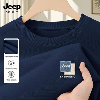 JEEP SPIRIT Мужская повседневная толстовка-пуловер 2025