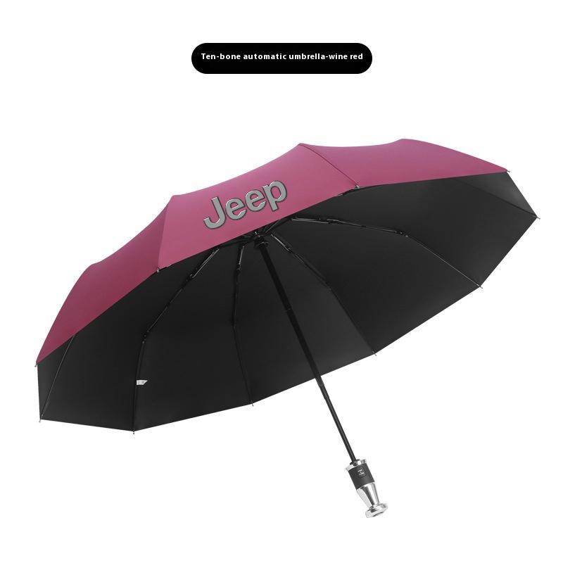 Jeep Wrangler JK Gladiator Patriot Commander Renegade Compass Grand Cherokee Автомобильный Автоматически Складывающийся Ветрозащитный Солнцезащитный Зонт ALQ1