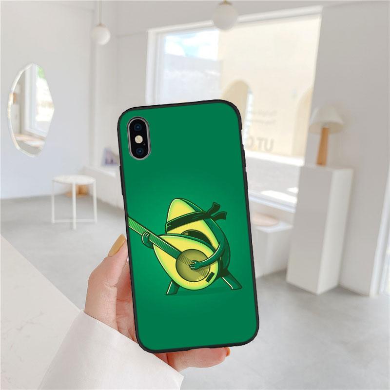 CJ13 Avocado fruit art Phone Case for Samsung Galaxy A11 A12 A13 A15 A52S A53 A55 A56 A70 A71 A72 A73 F06 F16 F56 S10 Plus S10e