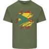 Torn Grenada Flag Grenadians Day Football Unisexs Light Cotton Tshirt