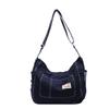 Retro Style Denim Tote With Polyester Lining For Everyday Casual Wear