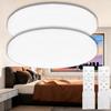[Set of 2] LED Ceiling Light, 33W (35W), 3900lm, Stepless Dimming, Color Adjustment, Remote Control, Night Light, Energy Saving, Sleep Timer,