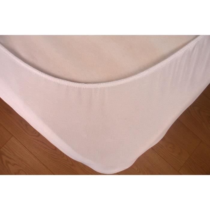 Protège-matelas - 90 x 190 cm x 25 xm - 100% Coton - 170 G/M2 - LOVELY HOME