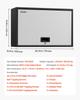 VEVOR Metal Wall Cabinet, 77W x 30.5D x 50H cm, Floating Garage Tool Cabinet with Up-Flip Door and Shelf, 108.9 kg Load Capacity, Fit for Garage