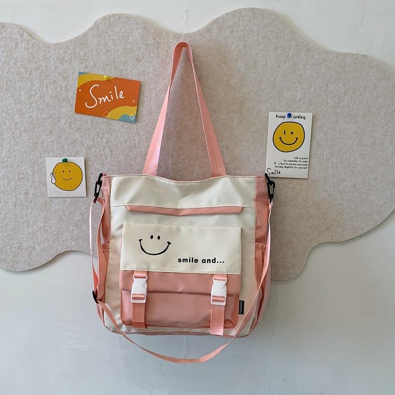 Студенческая сумка для канцелярских принадлежностей большой вместимости, портативная сумка для хранения, новая сумка, сумка через плечо, сумка-мессенджер.