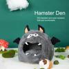 Hamster House Non-slip Bottom Cartoon Big Space Soft Comfortable Keep Warm Polyester Small Bat