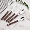 20-Piece Silverware Eating Utensils Set with Retro Handle, Service for 4, Stainless Steel Flatware Knife Fork Spoon Set Mirror Dishwasher Safe