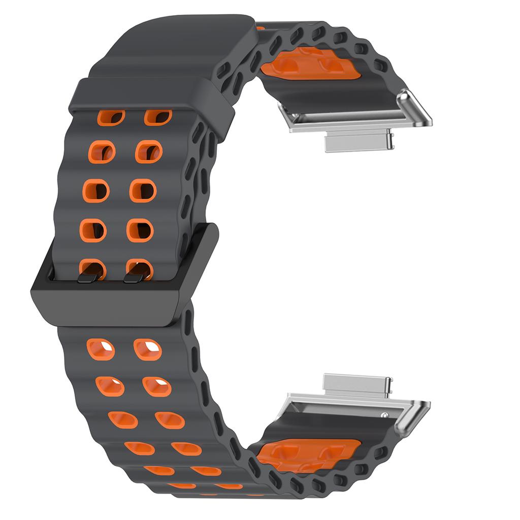 Силиконовый ремешок для Redmi Watch 5, ремешок для Redmi Watch 4, Xiaomi Mi Band 8 Pro/9 Pro, двухцветный дышащий ремешок, спортивный браслет