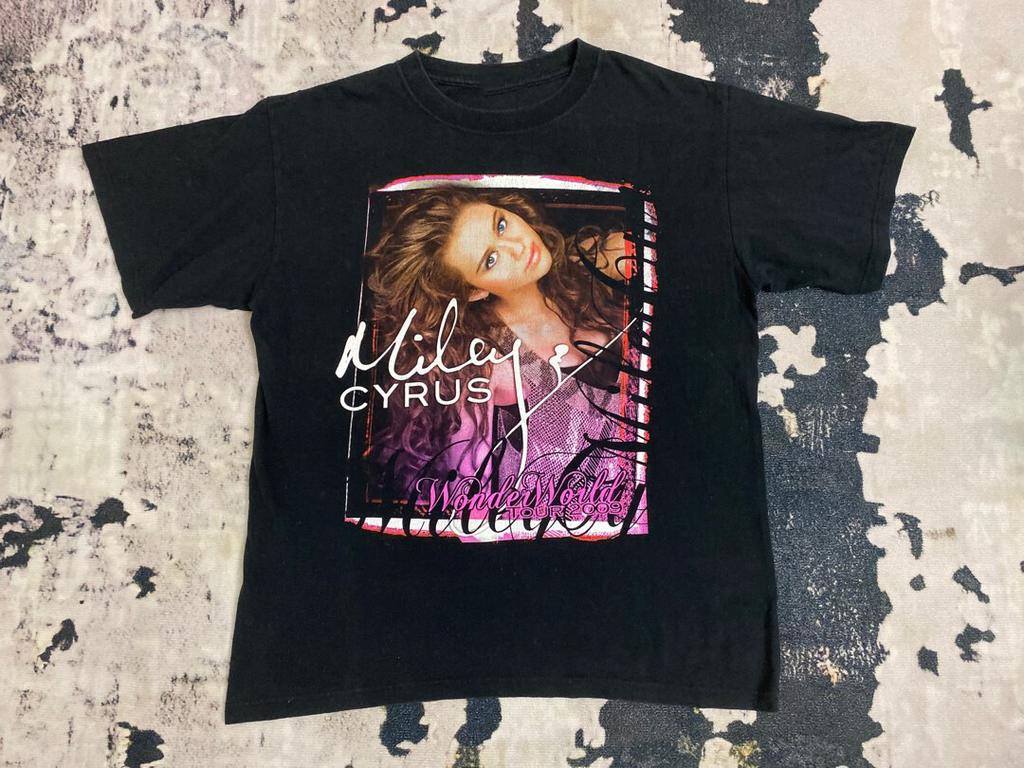 Vtg Miley Cyrus Black Cotton All Size To 5XL T-Shirt Gift For Fan TT671