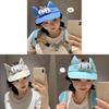 Big Eyes Cat Street Style Sun Hat With Breathable Material For Summer Outdoor Activities