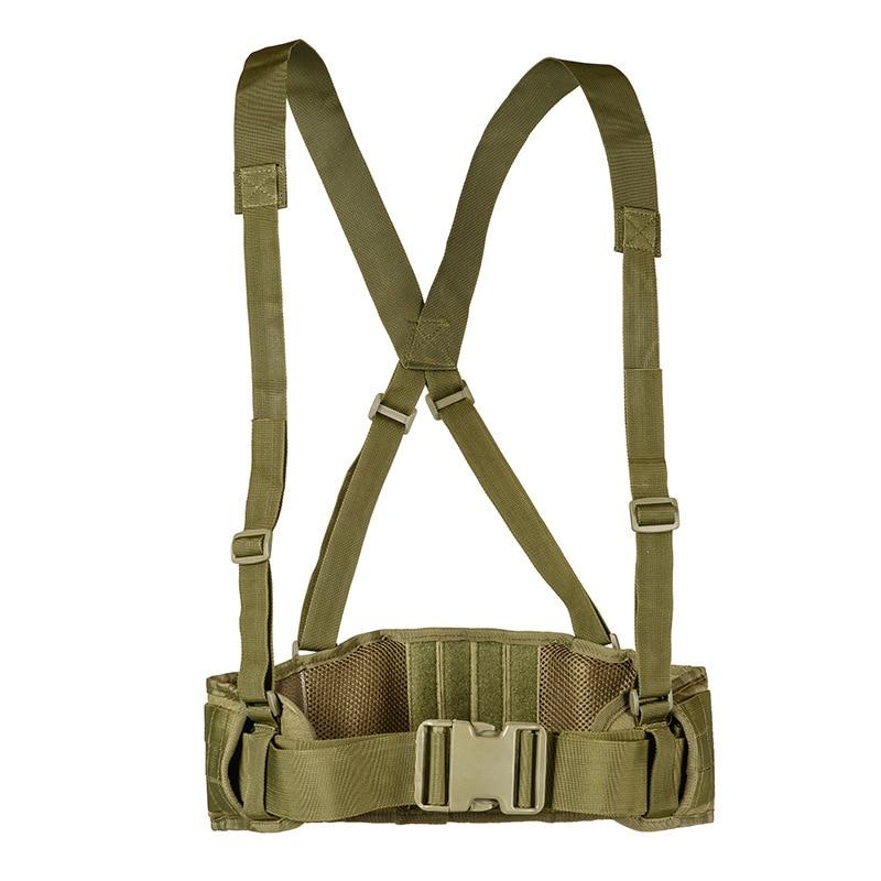 Tactical Molle Belt Army Military Special 1000D Nylon Belt Men's Convenient Combat Girdle EAS H-shaped Soft Padded Adjustable YSXX