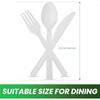 Compostable Cutlery Set Biodegradable Utensils Party Kit for Parties and Camping EcoFriendly Disposable Cutlery Set HeavyDuty B